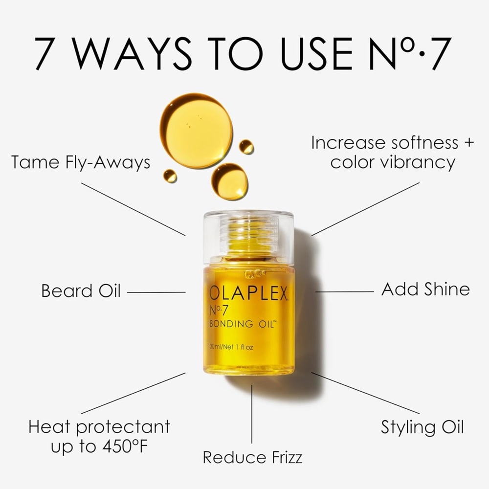 OLAPLEX No.7 Bonding Oil in Bright Yellow